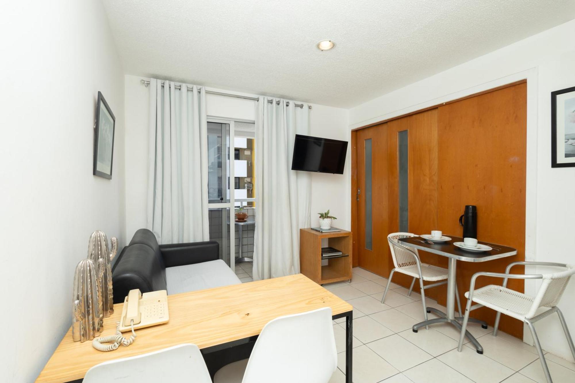 Vista Mar E Lagoa - Cozinha E Frigobar - Apartamento Flat Proximo A Praia Sao Luis  Exterior photo