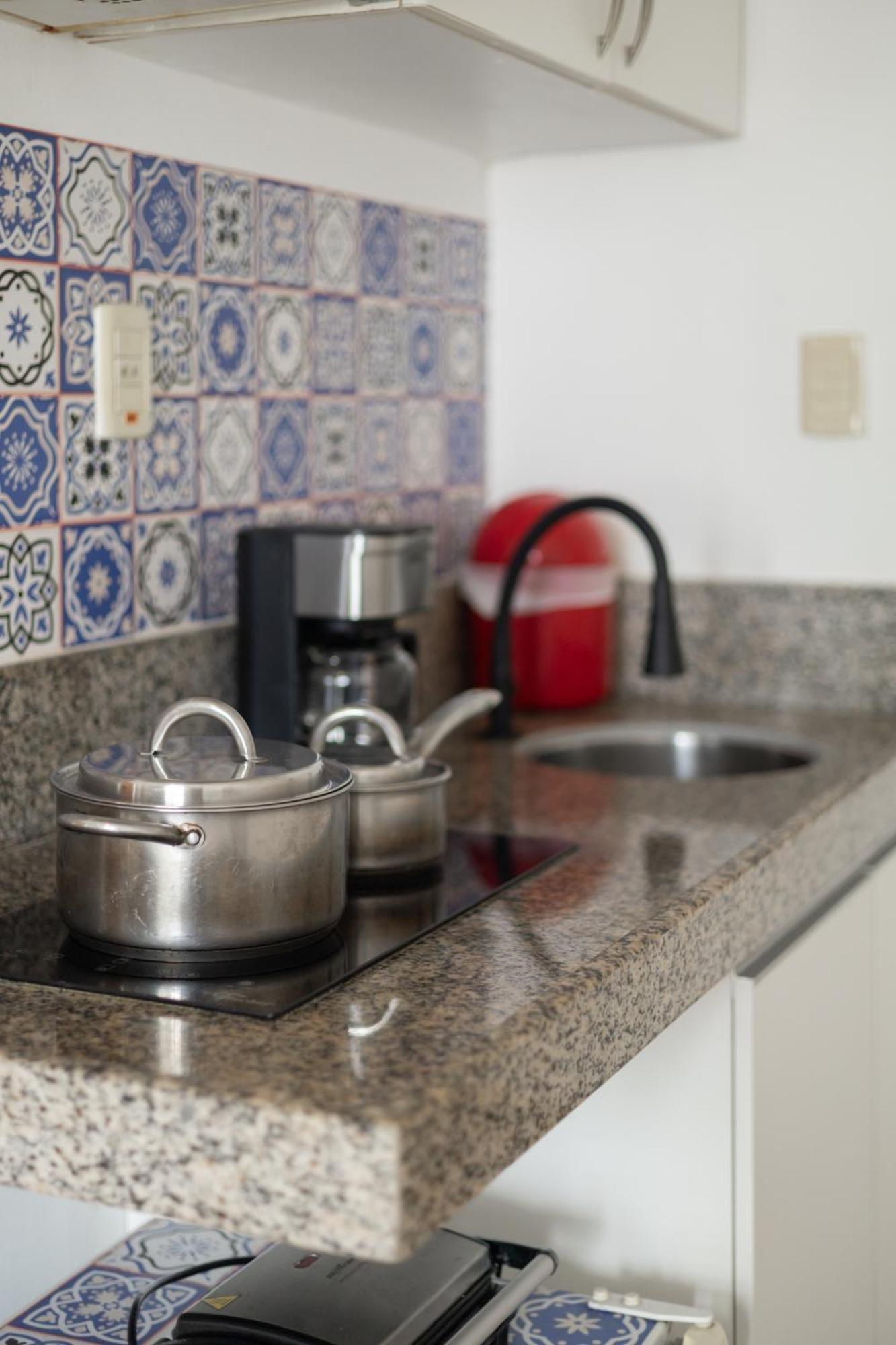 Vista Mar E Lagoa - Cozinha E Frigobar - Apartamento Flat Proximo A Praia Sao Luis  Exterior photo